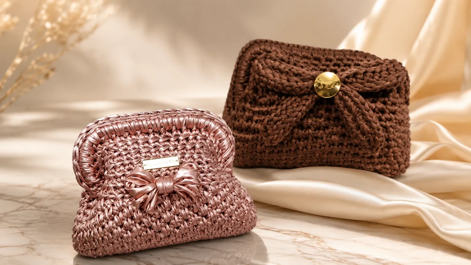Pochette crochet handmade