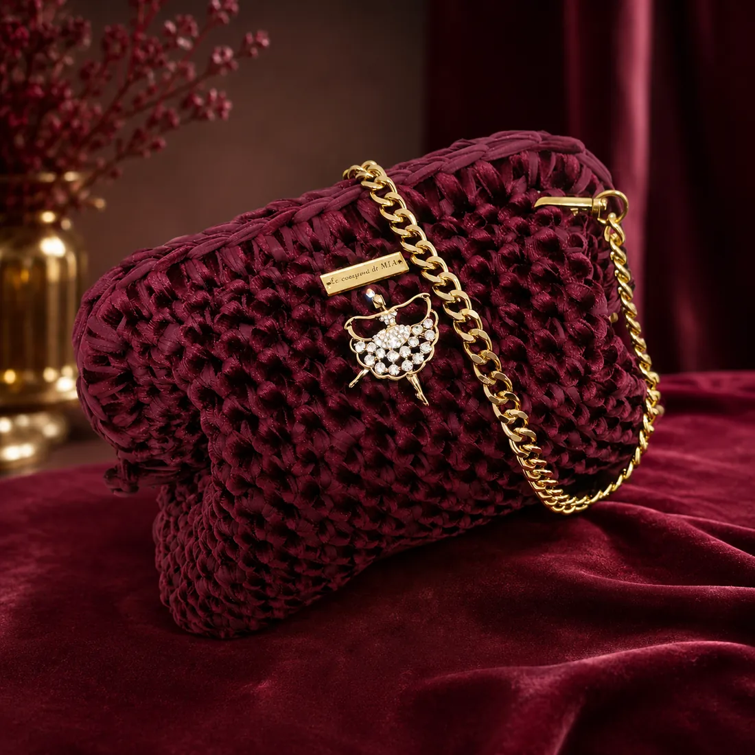 Pochette gioiello crochet